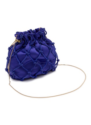 细节 - 点击放大 - ROSANTICA - Selene Capri Crystal Embellished Strass Net Clutch