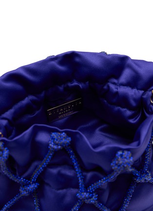 细节 - 点击放大 - ROSANTICA - Selene Capri Crystal Embellished Strass Net Clutch