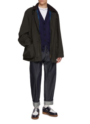 模特儿示范图 - 点击放大 - GOOD PEOPLE GOOD STITCHING GOOD PRODUCT - Dolman Sleeve Cardigan