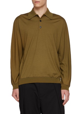首图 - 点击放大 - GOOD PEOPLE GOOD STITCHING GOOD PRODUCT - Dolman Sleeve Polo Shirt