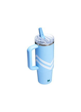 细节 –点击放大 - STANLEY - The Quencher ProTour Flip Straw Lid Tumbler 30oz — Cornflower Chevron