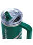 细节 –点击放大 - STANLEY - The Quencher ProTour Flip Straw Lid Tumbler 30oz — Emerald Chevron