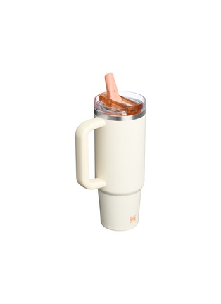 细节 –点击放大 - STANLEY - The Quencher ProTour Flip Straw Lid Tumbler 30oz — Cream Apricot Gloss