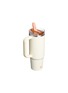 细节 –点击放大 - STANLEY - The Quencher ProTour Flip Straw Lid Tumbler 30oz — Cream Apricot Gloss