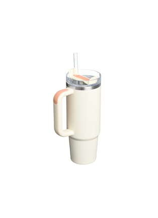 细节 –点击放大 - STANLEY - The Quencher H2.0 FlowState™ Tumbler 30oz — Cream Apricot Gloss
