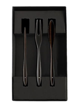 首图 –点击放大 - MARUNAO - Sweets Cutlery Set — Ebony