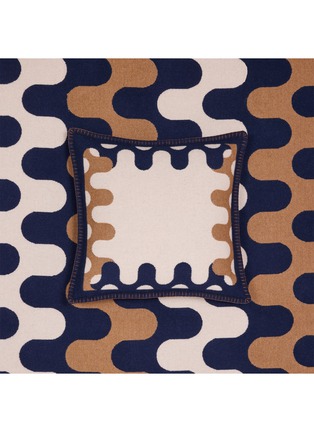 细节 –点击放大 - FRETTE - X Tara Bernerd Modernism Cushion 002 — Blue/Tan