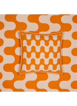 细节 –点击放大 - FRETTE - X Tara Bernerd Modernism Cushion 003 — Bright Orange/Cream