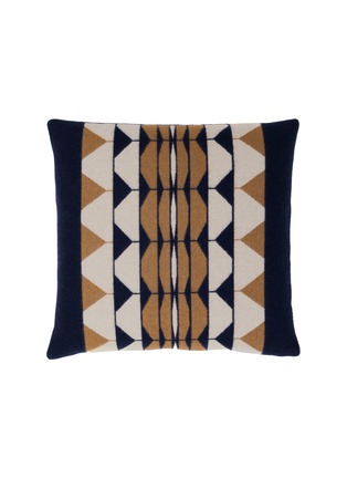 首图 –点击放大 - FRETTE - X Tara Bernerd Deco Cushion 001 — Blue/Tan
