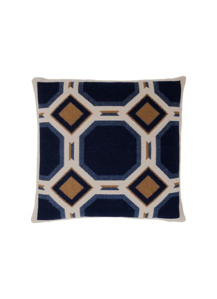 首图 –点击放大 - FRETTE - X Tara Bernerd Deco Cushion 005 — Blue/Cream