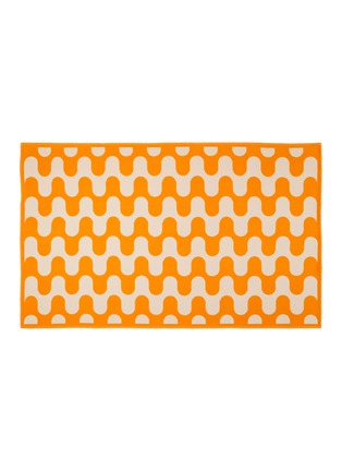 首图 –点击放大 - FRETTE - X Tara Bernerd Modernism Throw — Bright Orange/Cream