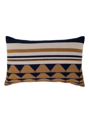 首图 –点击放大 - FRETTE - X Tara Bernerd Deco Cushion 003 — Blue/Tan