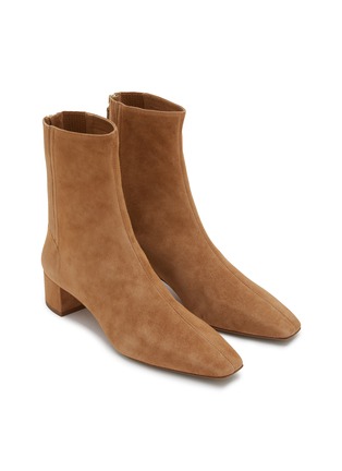 细节 - 点击放大 - AQUAZZURA - Saint Honore 35 Suede Boots