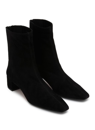 细节 - 点击放大 - AQUAZZURA - Saint Honore 35 Suede Boots