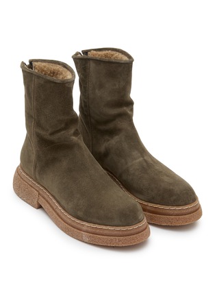 细节 - 点击放大 - ALBERTO FASCIANI - Gill Suede Ankle Boots