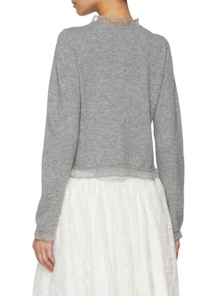 背面 - 点击放大 - ATELIER EDITION - Cashmere Frill Knit Cardigan