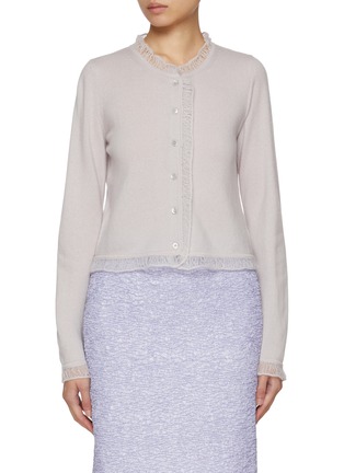 首图 - 点击放大 - ATELIER EDITION - Cashmere Frill Knit Cardigan