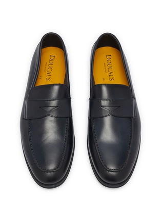 细节 - 点击放大 - DOUCAL'S - Leather Penny Loafers