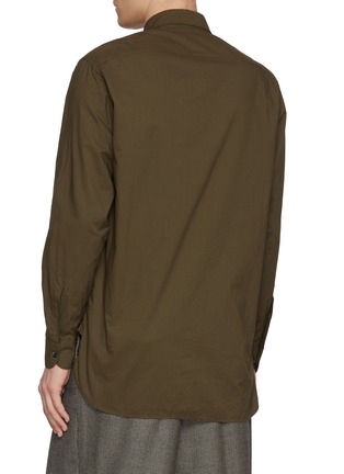 背面 - 点击放大 - BARENA - Garment Dyed Cotton Shirt