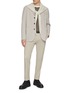 模特儿示范图 - 点击放大 - BARENA - Flat Front Elasticated Semi Jogger Pants
