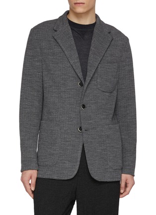 首图 - 点击放大 - BARENA - Notch Lapel Single Breasted Blazer