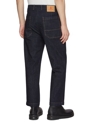 背面 - 点击放大 - BARENA - Pleated Carrot Dark Wash Jeans