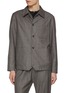 首图 - 点击放大 - BARENA - Pinpoint Flannel Wool Overshirt