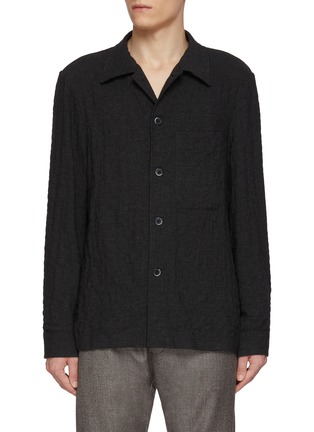 首图 - 点击放大 - BARENA - Seeksucker Herringbone Shirt