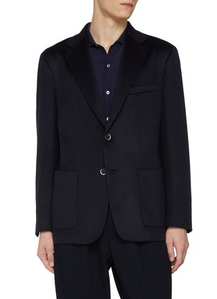 首图 - 点击放大 - BARENA - Single Breasted Cashmere Blazer
