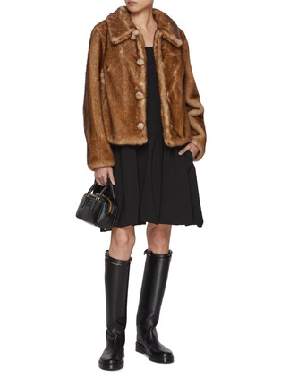 模特儿示范图 - 点击放大 - ATELIER EDITION - Faux Fur Jacket