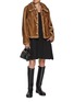 模特儿示范图 - 点击放大 - ATELIER EDITION - Faux Fur Jacket