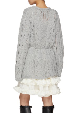 背面 - 点击放大 - ATELIER EDITION - Scotch Tie Waist Knit Sweater