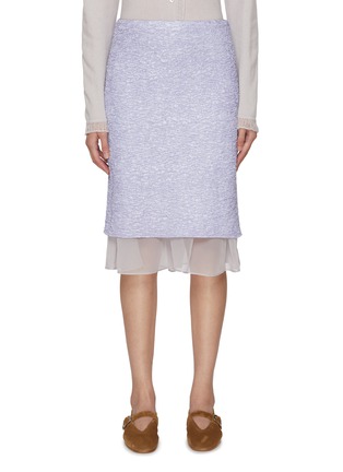 首图 - 点击放大 - ATELIER EDITION - Shimmering Layered Midi Skirt
