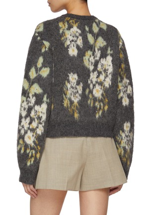 背面 - 点击放大 - ATELIER EDITION - Flower Motif Knit Cardigan