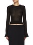 首图 - 点击放大 - ATELIER EDITION - Curl-Up Cotton Blend Knit Top