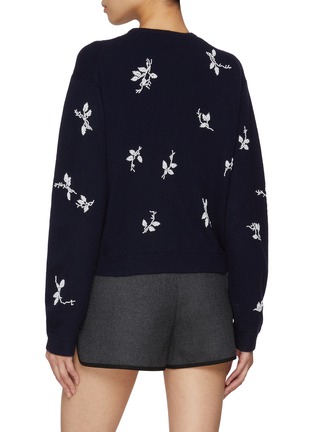 背面 - 点击放大 - ATELIER EDITION - Flower Beaded Wool Blend Cardigan