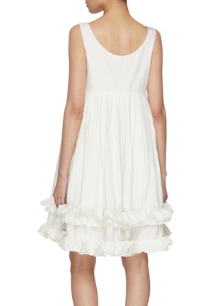 背面 - 点击放大 - ATELIER EDITION - Ruffled Cotton Dress