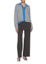 模特儿示范图 - 点击放大 - ATELIER EDITION - Flower Beaded Cardigan