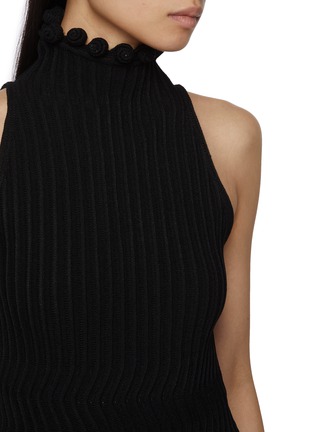  - ALAÏA - 罗纹高领连衣裙