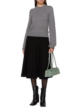 模特儿示范图 - 点击放大 - ALAÏA - 罗纹针织套头衫