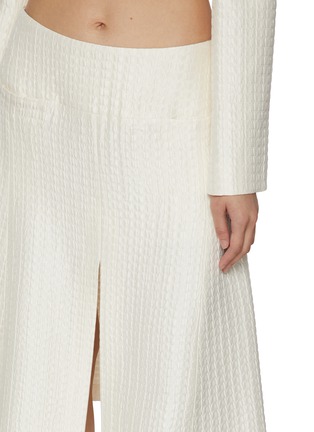  - ALAÏA - 剪裁真丝中长半身裙