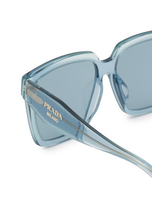 细节 - 点击放大 - PRADA - Stacked Logo Acetate Sunglasses