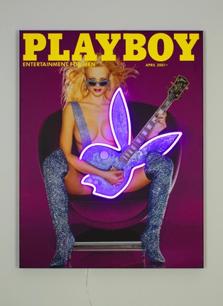 细节 –点击放大 - LOCOMOCEAN - X Playboy Rockstar Cover LED Neon Wall Art