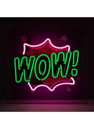 细节 –点击放大 - LOCOMOCEAN - 大号 WOW 霓虹灯箱