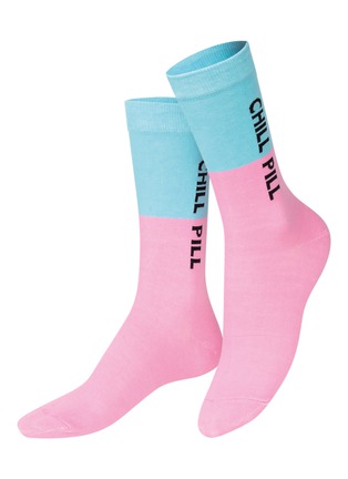 细节 –点击放大 - EAT MY SOCKS - Chill Pill Over the Calf Socks