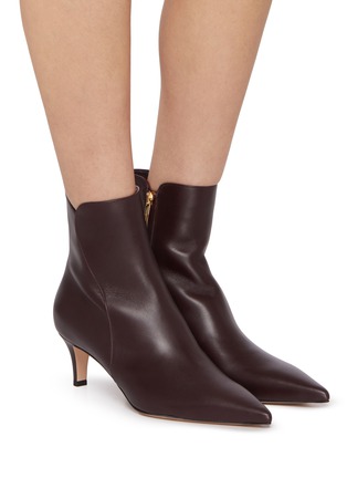 模特儿示范图 - 点击放大 - GIANVITO ROSSI - LEVY 尖头短靴