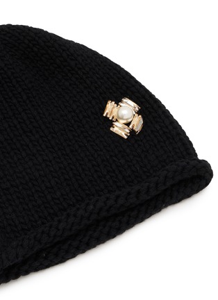 细节 - 点击放大 - INVERNI - Embellished Cashmere Knit Beanie