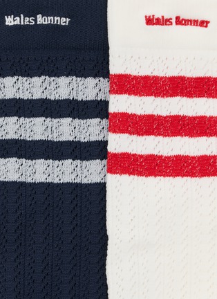 细节 - 点击放大 - ADIDAS - X Wales Bonner Crochet Hi Sock — Set Of 2