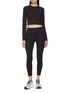 模特儿示范图 - 点击放大 - ON - Studio Long Sleeve Crop Top
