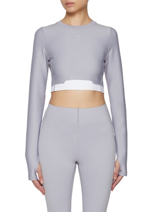 首图 - 点击放大 - ON - Train Long Sleeve Crop Top